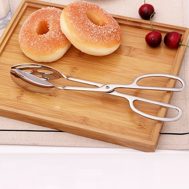 Kéo gắp thức ăn inox - 25.4x4cmx3mm