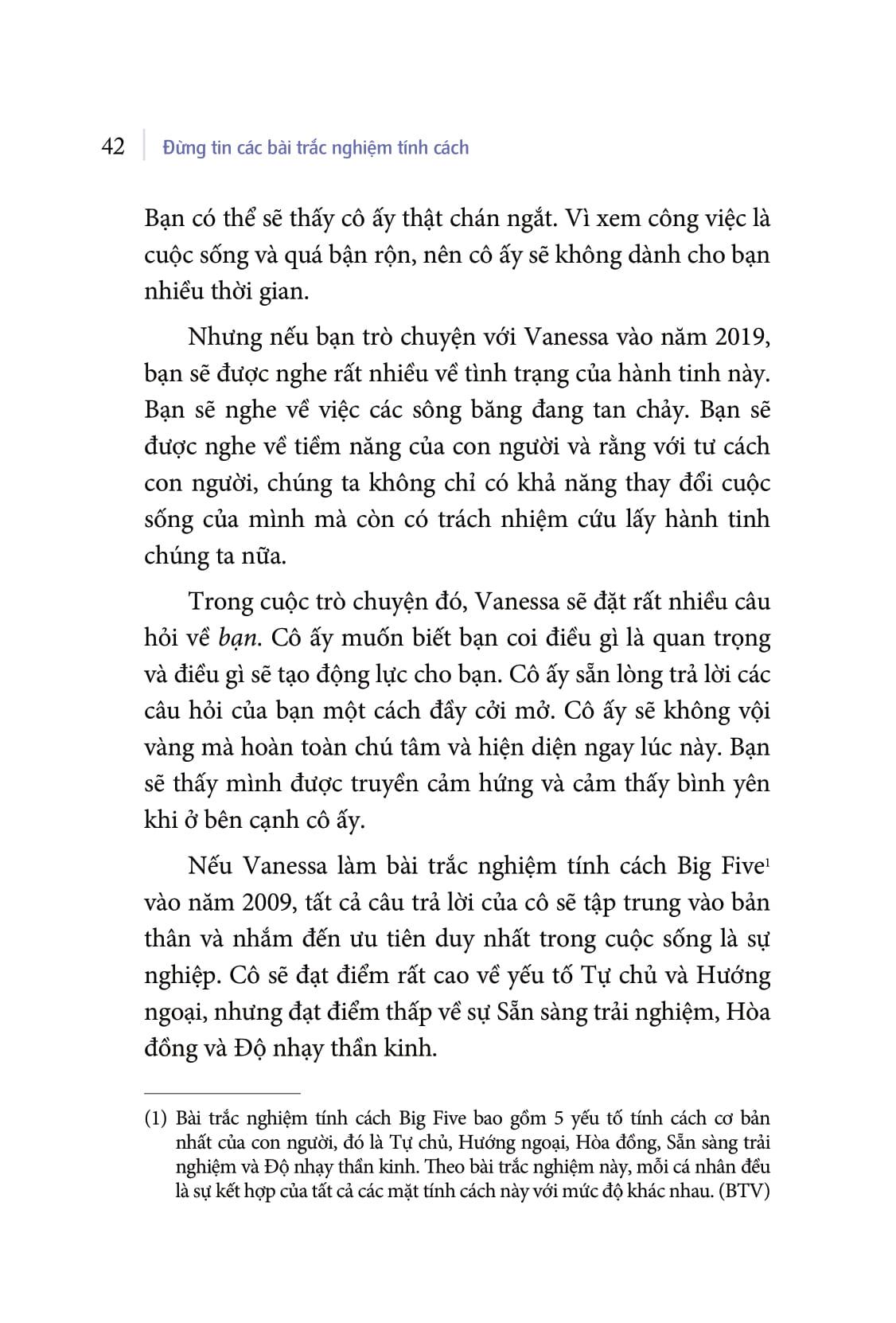 Sách Đừng Tin Các Bài Trắc Nghiệm Tính Cách (Phá Vỡ Giới Hạn Bản Thân Để Trở Thành Phiên Bản Tốt Nhất) - ảnh 6
