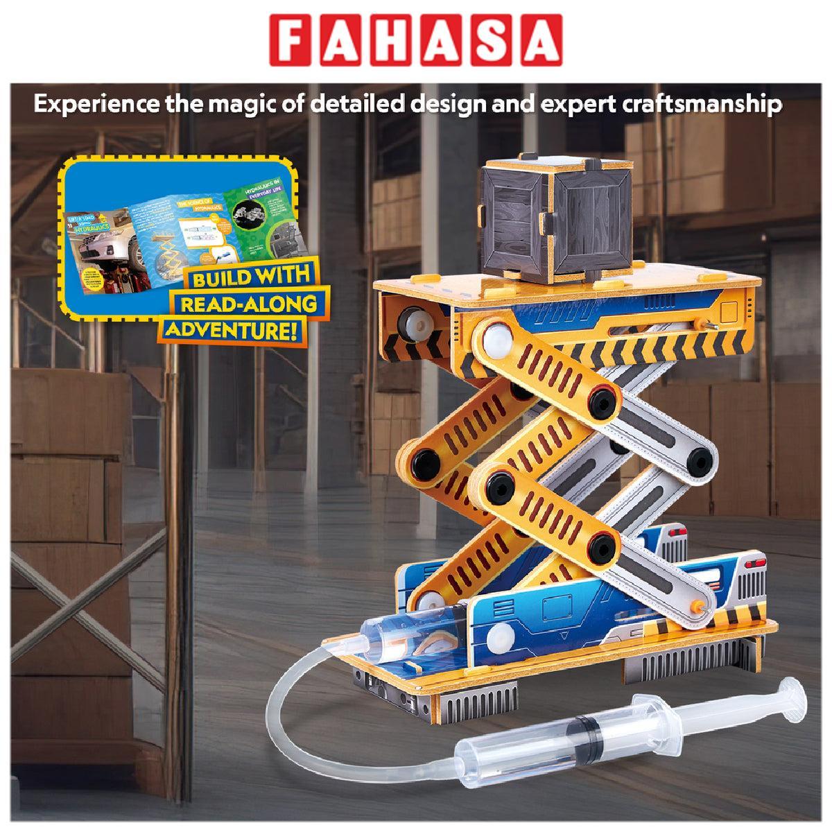 Đồ Chơi Giáo Dục STEAM - Thang Nâng Thủy Lực Tự Chế Nat Geo - National Geographic DS1114h