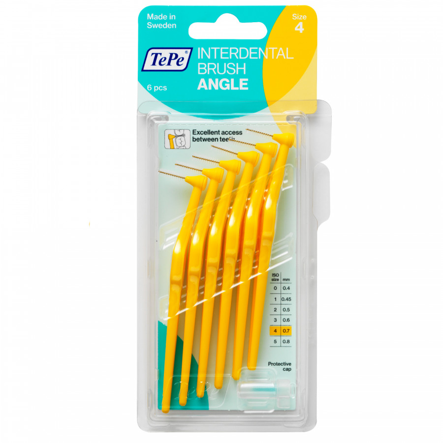 Bộ 6 Cây Bàn Chải Kẽ Răng Góc Tepe Angle Interdental Brushes