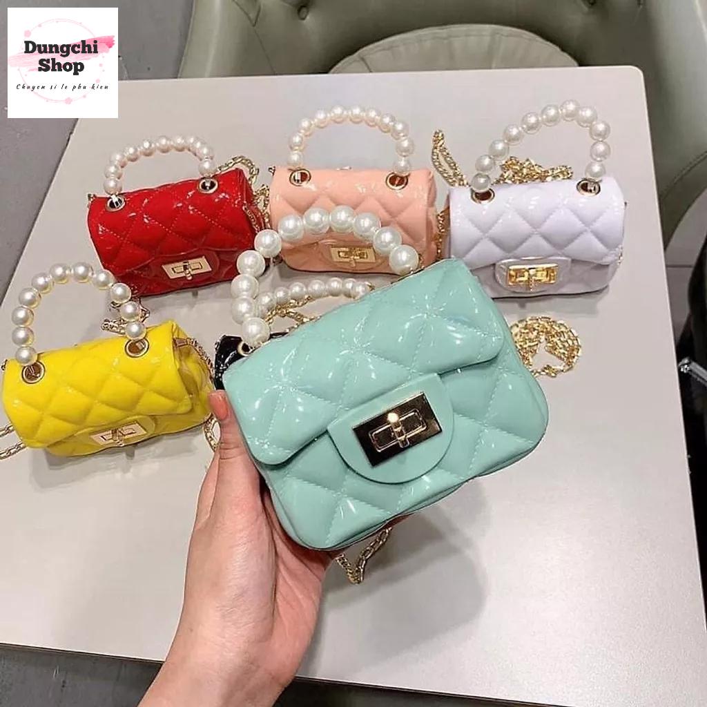 Túi đeo chéo mini quai ngọc TDC11