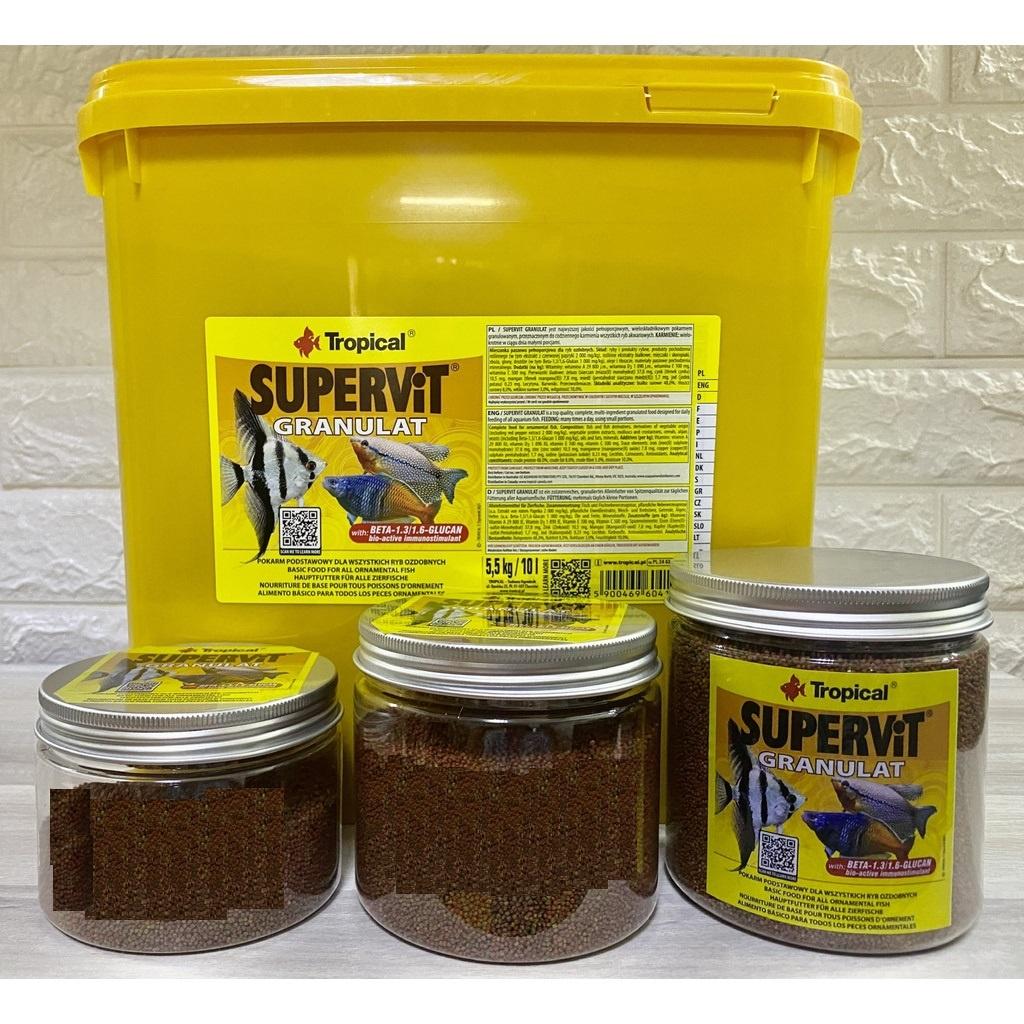 Thức ăn Tropical SUPERVIT GRANULAT - Cám tropical dạng tổng hợp -cho các dòng cá thủy sinh-shopleo