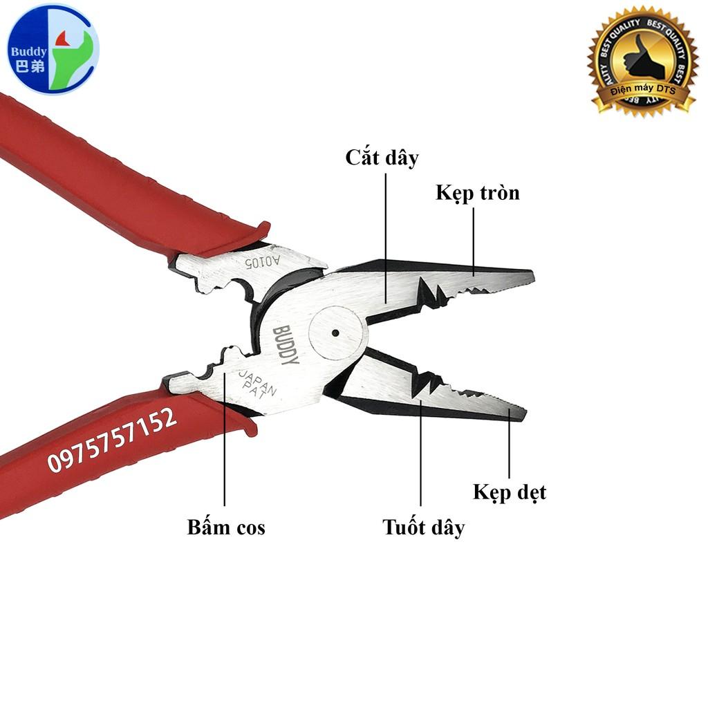 Kìm điện đa năng cao cấp Nhật Bản 5 trong 1 Buddy 9inch/225mm - Standard JAPAN