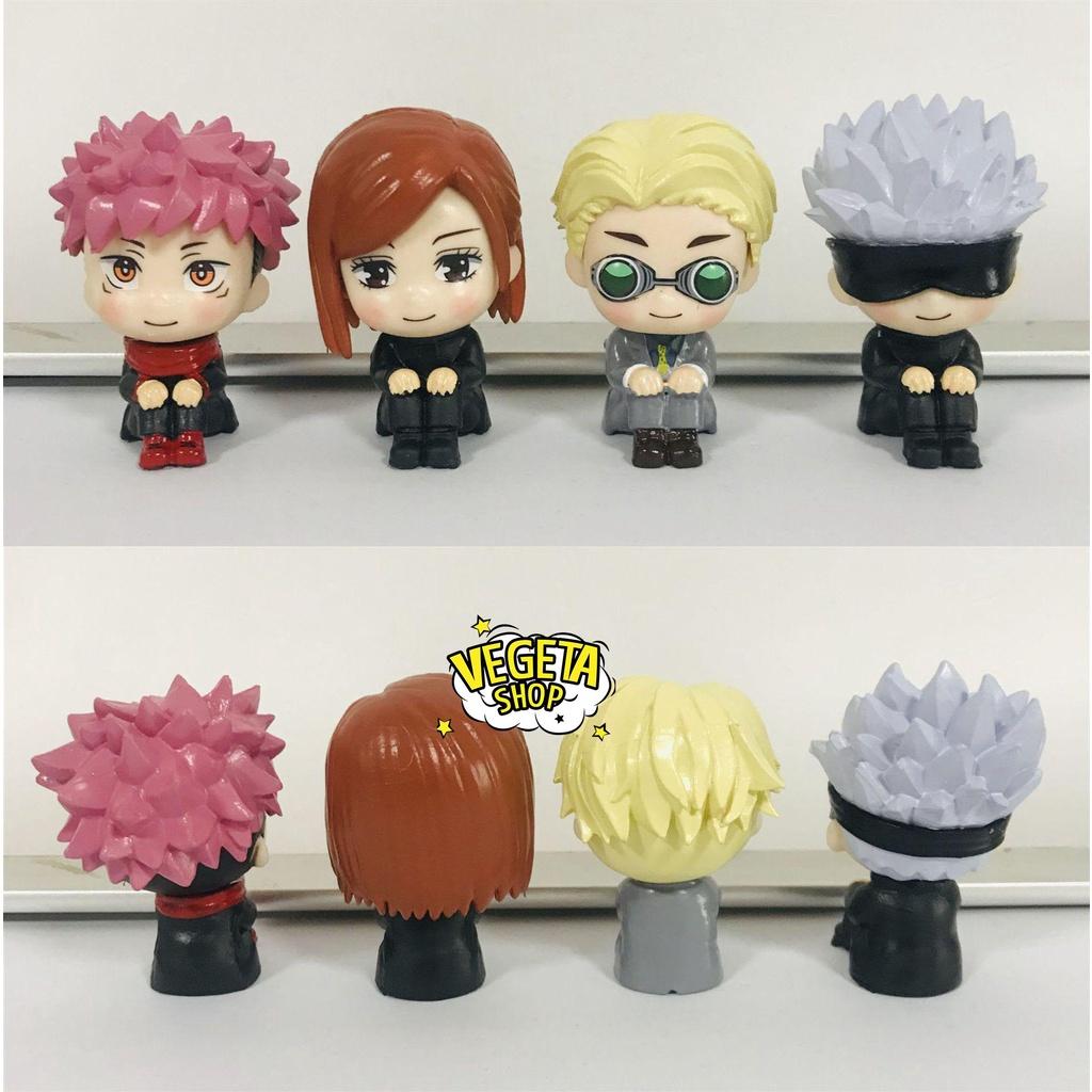Mô hình Jujutsu Kaisen - Chú thuật hồi chiến - 10 mẫu Itadori Gojo Megumi Nobara Kento Nanami Kamo Suguru Geto Kenjaku