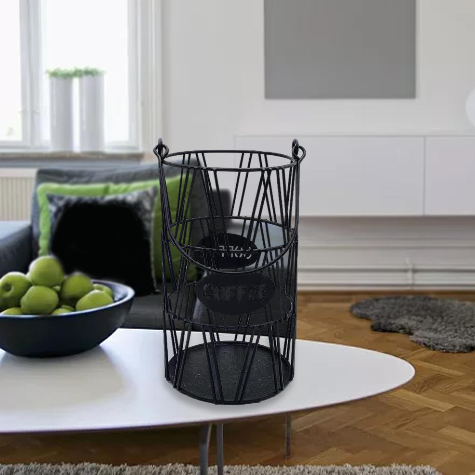 2Pcs Coffee Pod Storage K Cup Holder Counter Display Stand 30 Pod Baskets