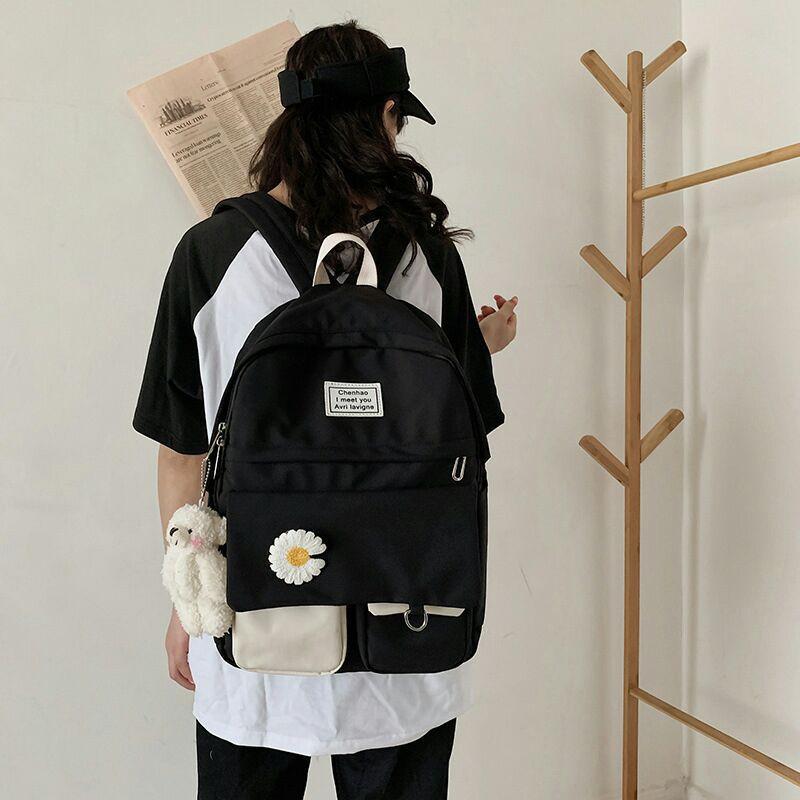 Balo ulzzang chống nước thời trang nữ đi học đi chơi dễ thương cute chống nước