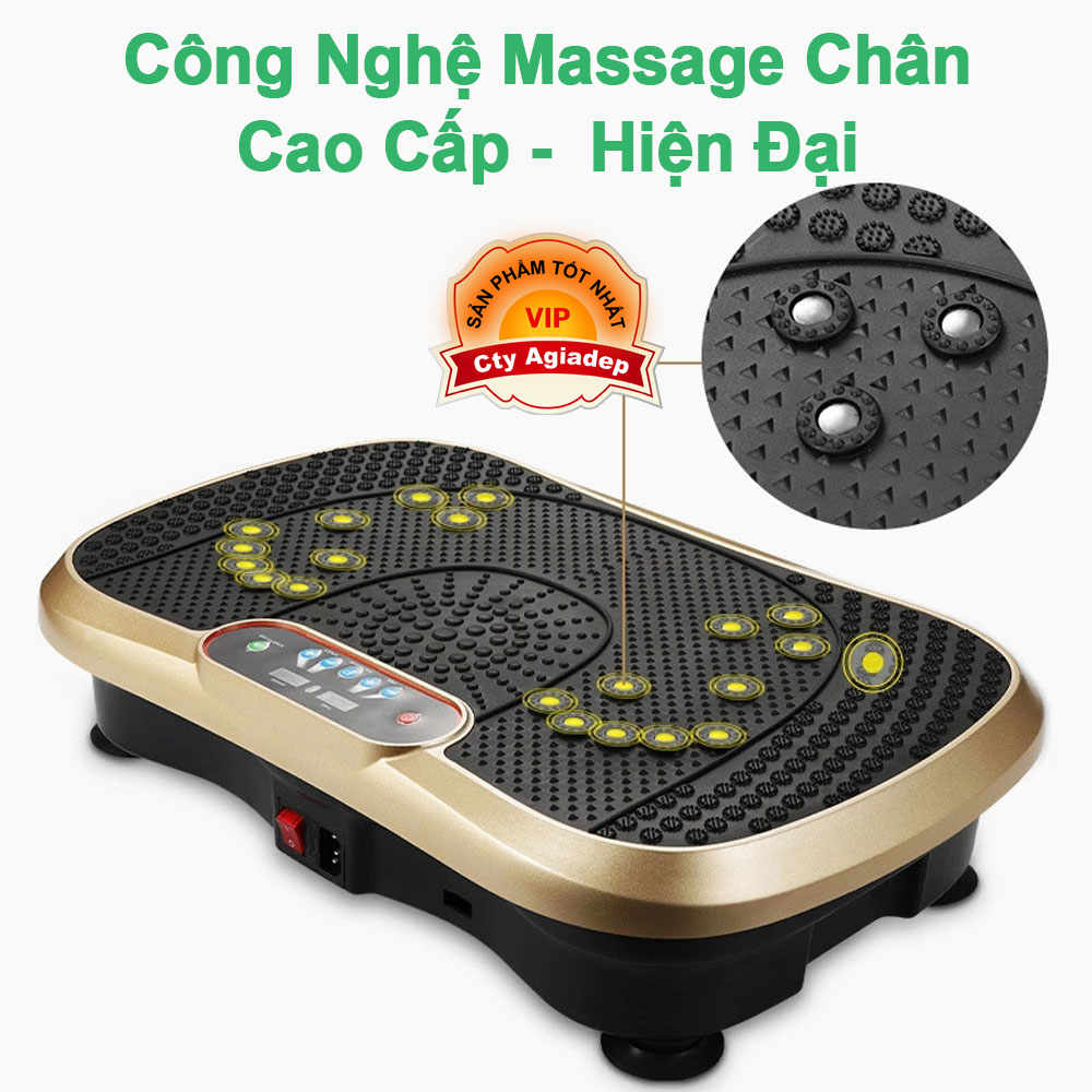 Máy Rung Massage Toàn Thân 99 Chế Độ Rung - Máy Tập Thể Dục Tại Nhà Thiết Bị Giảm Cân Hiệu Quả - Nhập Khẩu chính hãng