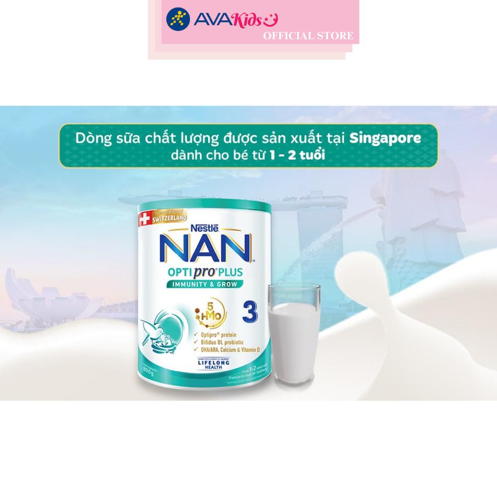 Sữa bột NAN Optipro Plus số 3 800g (1 - 2 tuổi)
