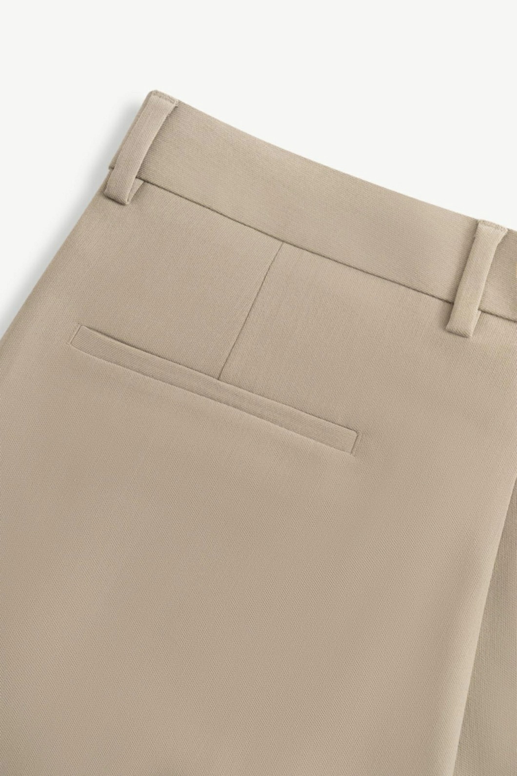 Quần Vải Nam ROUTINE Ống Ôm Xếp Ly Trơn vải mềm Form Slim Cropped - 10F23PFO002 | LASTORE MENSWEAR