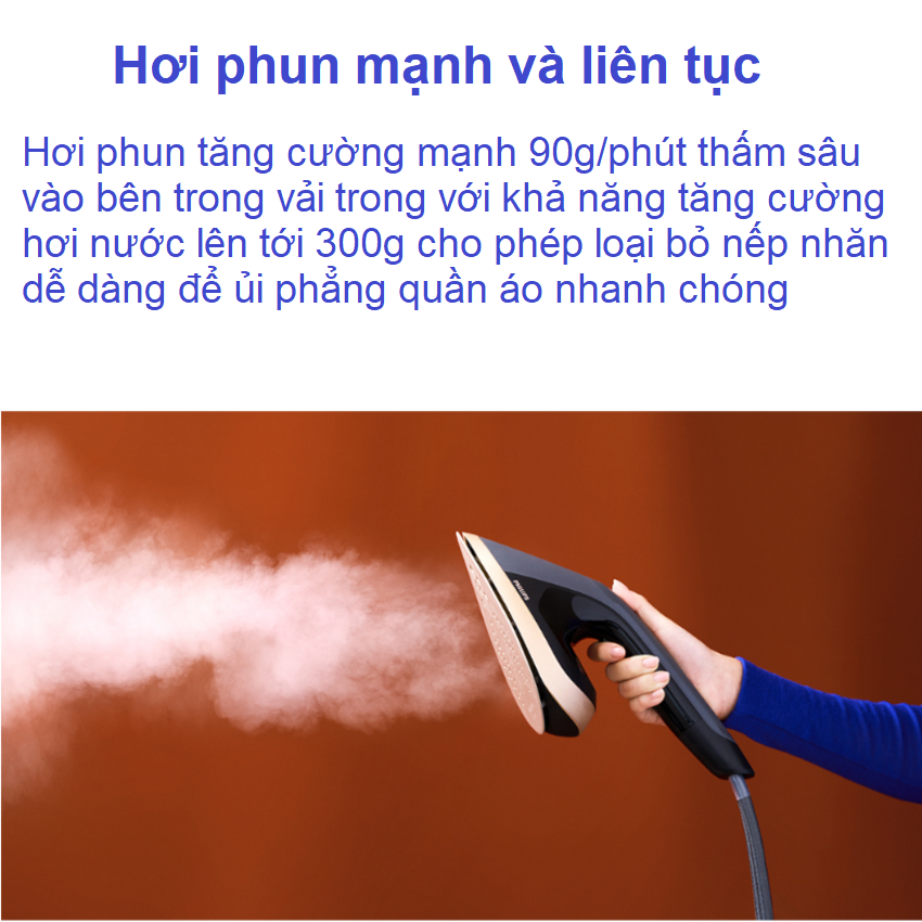 Bàn là, bàn ủi hơi nước dạng đứng đa năng chuyên nghiệp. Thương hiệu Hà Lan cao cấp Philips - AIS8540, Serial 8500, Công suất 2200W - BẢO HÀNH 24 THÁNG, HÀNG CHÍNH HÃNG