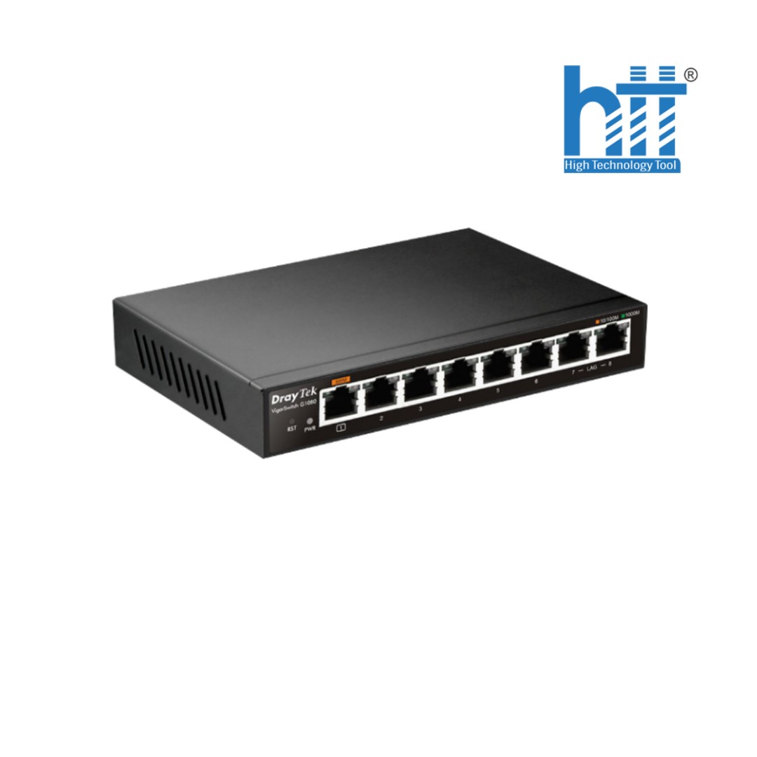 Switch DrayTek VigorSwitch G1080 - Hàng Chính Hãng