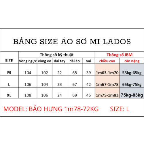 Áo sơ mi ngắn tay hoạ tiết chất mềm đẹp , thoáng mát Lados - 8061