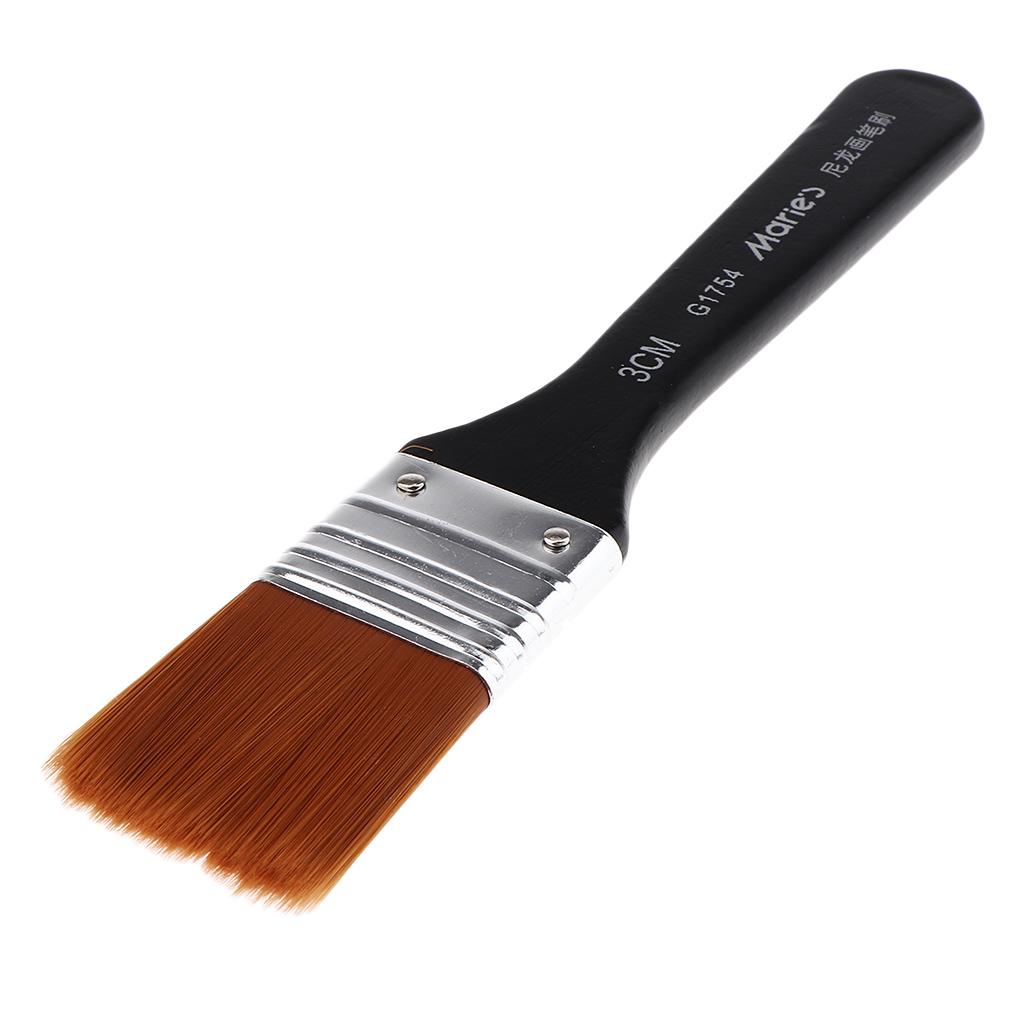Nylon paint brush for acrylic watercolor wood wall watercolor art
