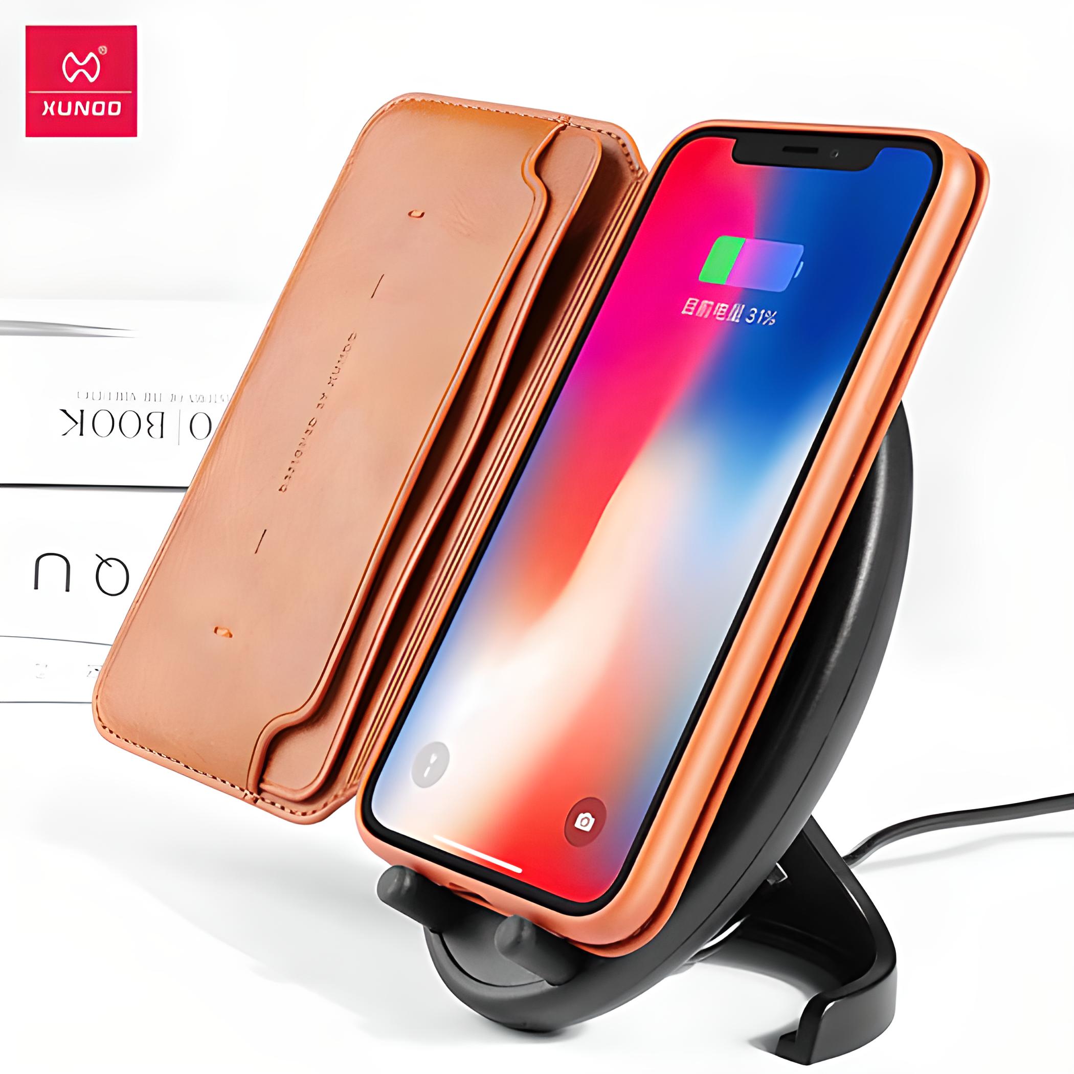 Bao da thể thao chống sốc dành cho iPhone 14 Pro Max hiệu XUNDD Gra Series có ngăn đựng thẻ Card ATM visit cao cấp Bảo vệ toàn diện 360 độ, Smartsleep thông minh - hàng nhập khẩu