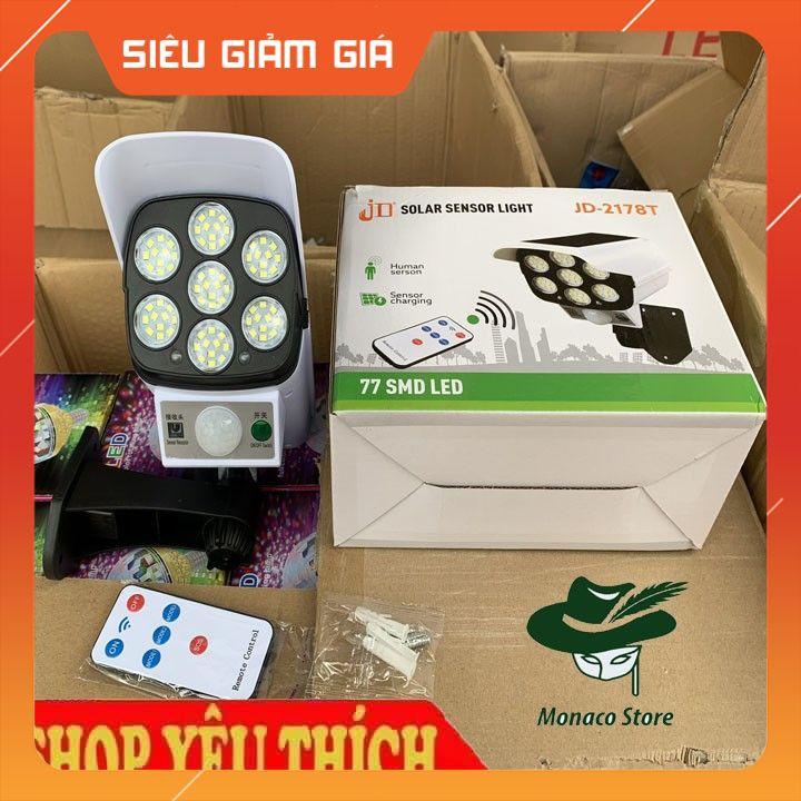 Đèn năng lượng mặt trời giả Camera chông trộm cảm ứng tự động bật, tắt, có điều khiển 3 chế độ sáng