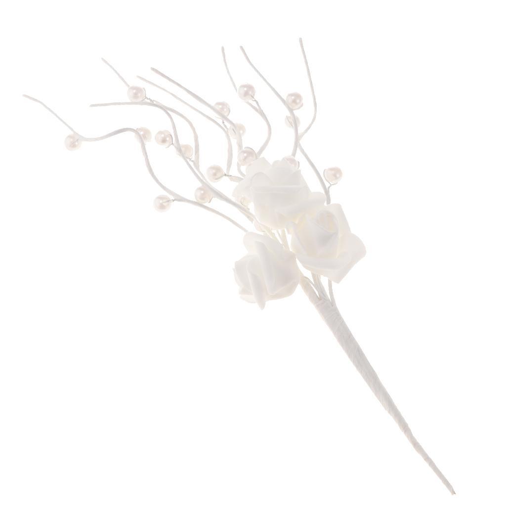 2-3pack Wedding Cake Topper Insert Rose Pearl Tree Birthday Cake Topper Decor