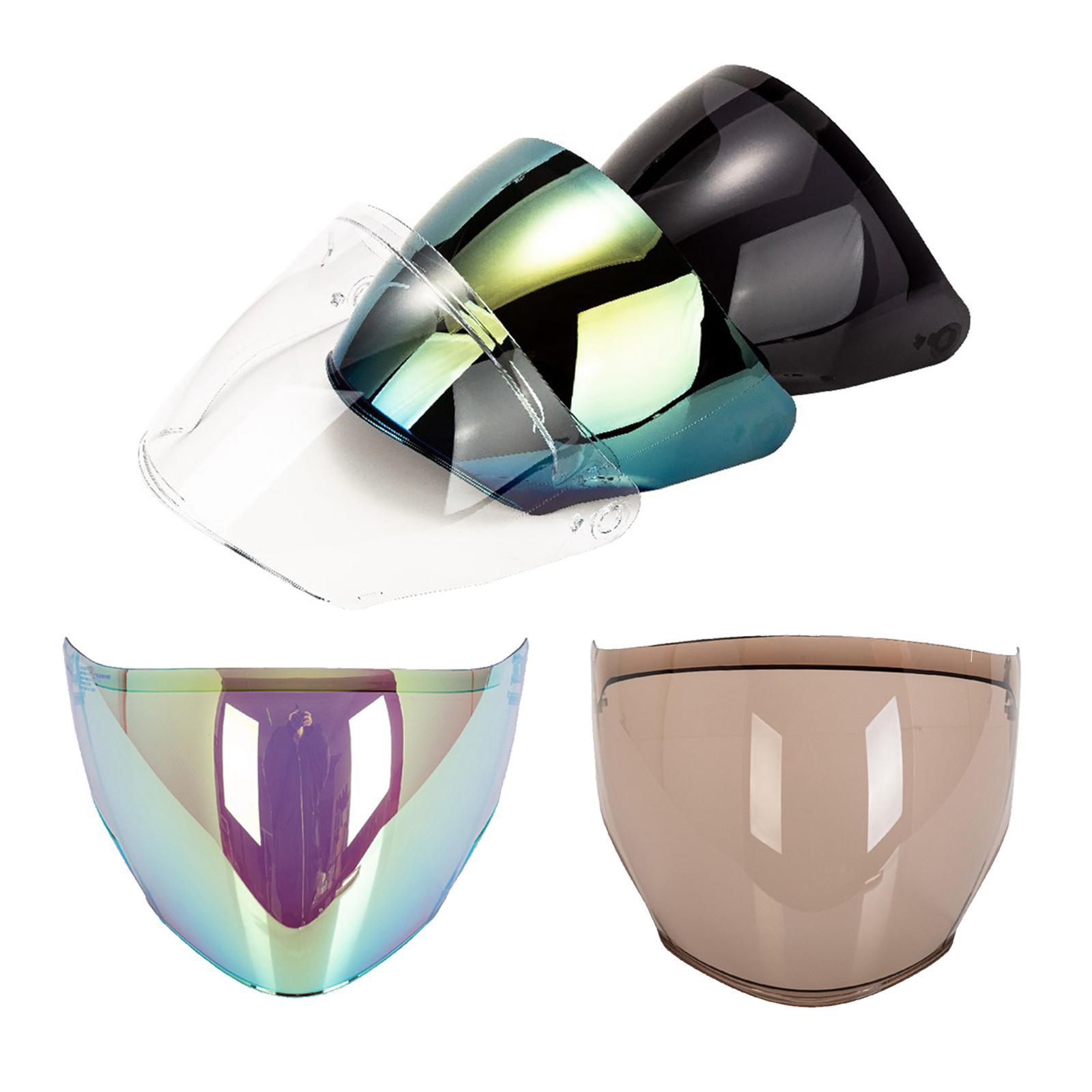 PC Open Face Motorcycle Helmets Up Visor Wind Lens for KYT A