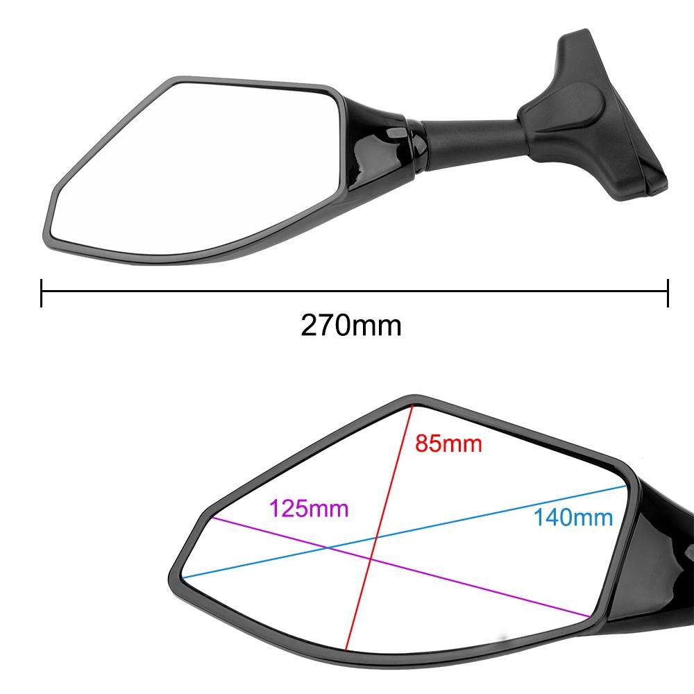 1 Cặp gương chiếu hậu tích hợp đèn LED xi nhan thông dụng cho xe máy