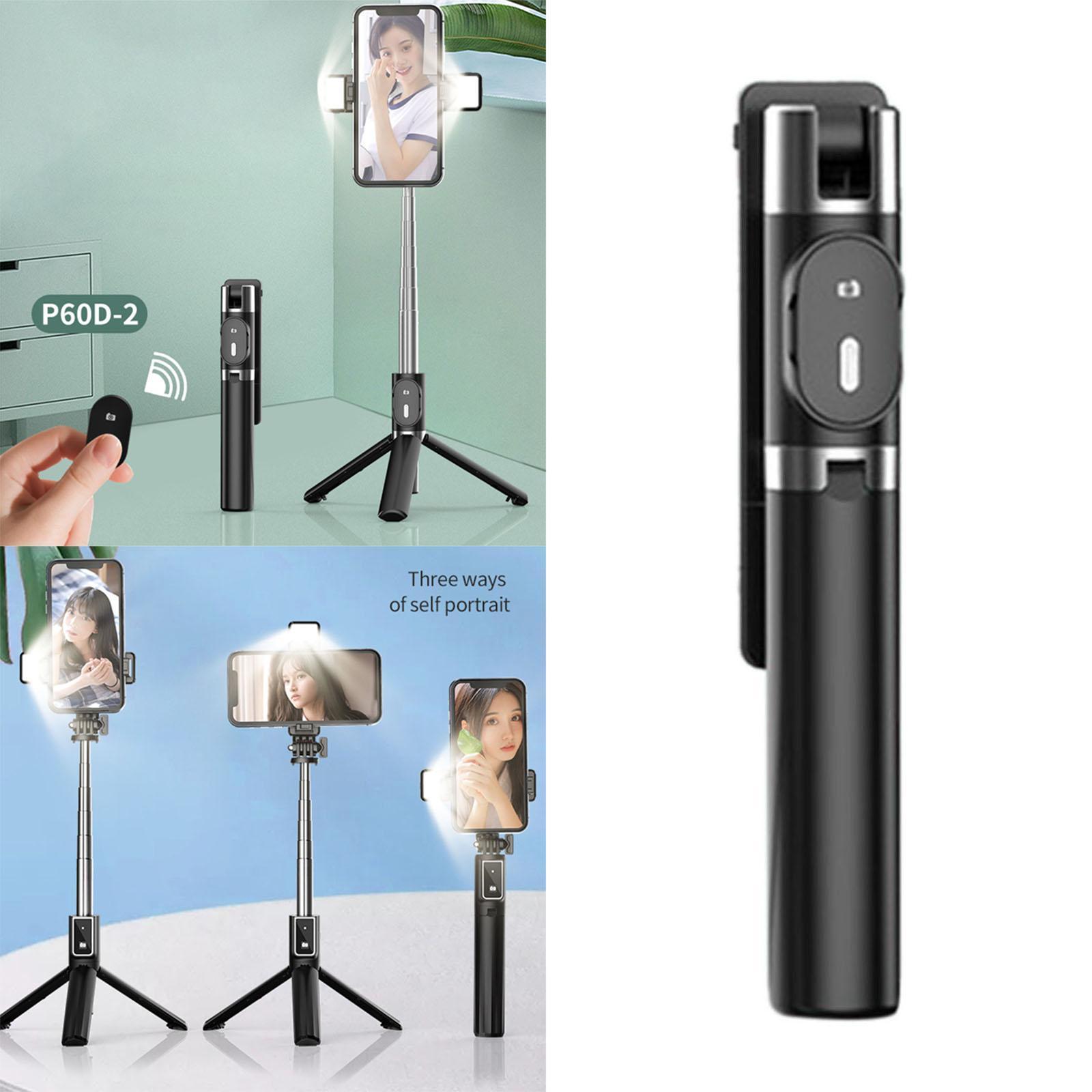Selfie Stick Tripod Bluetooth Phone Tripod Cell Phone Holder for Black