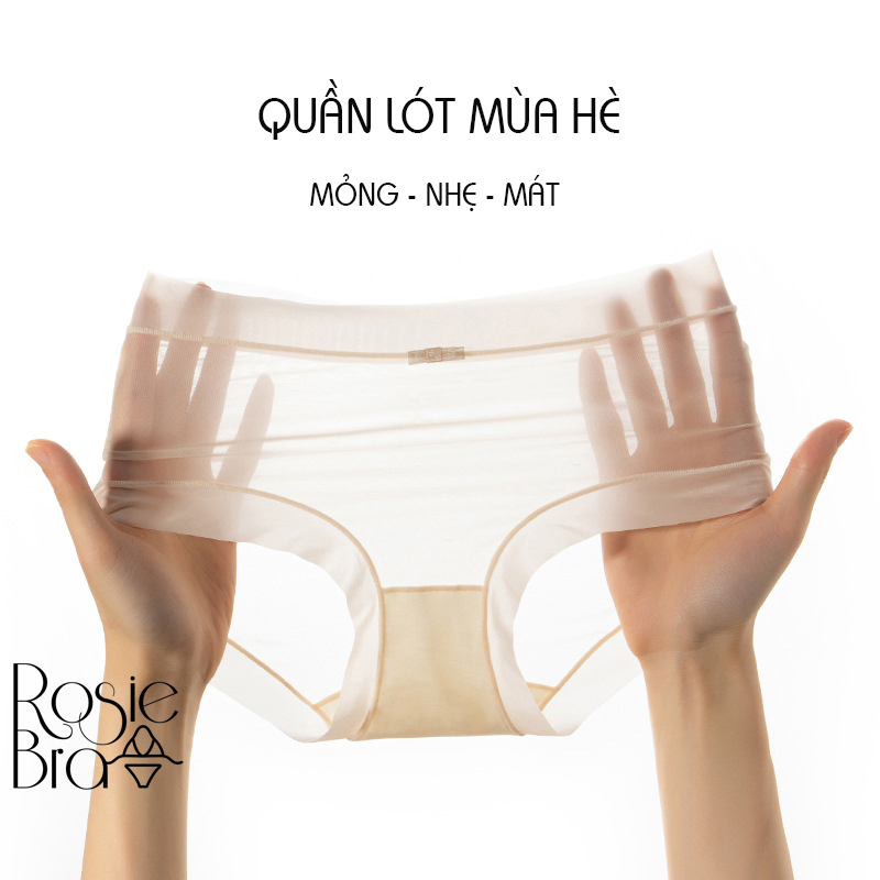 Quần Lót Nữ Băng Lụa Siêu Mỏng Nhẹ Thoáng Khí Nhanh Khô P529