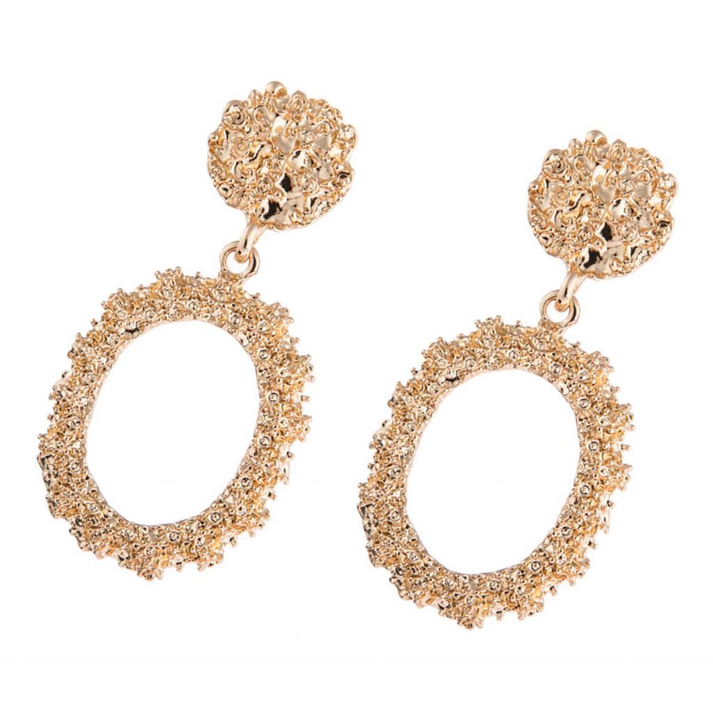 Dangle Earrings Metal Drop Earrings Bohemian Hoop Earrings Jewelry Golden
