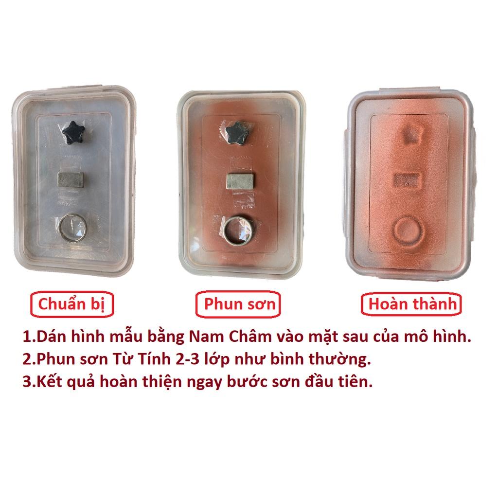 50g Sơn Từ Tính tạo hình 3D màu Xám Bạc (TT-123)