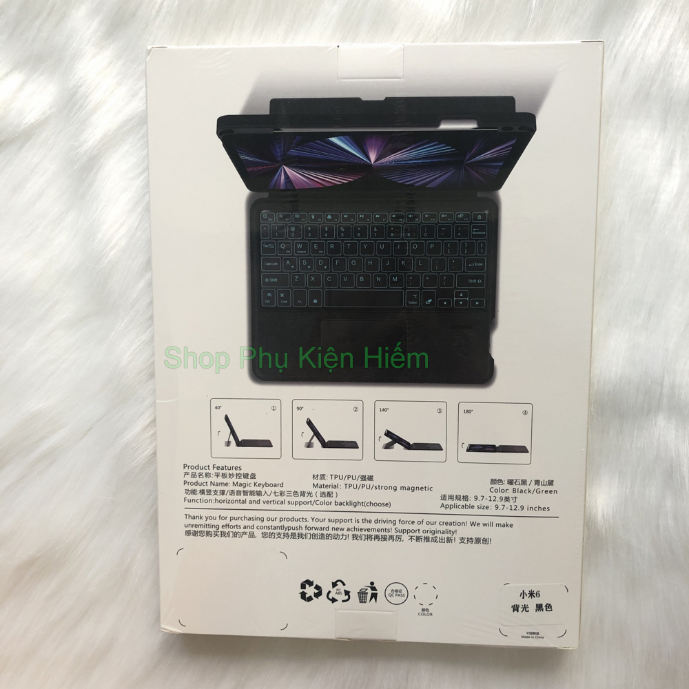 Cover bàn phím từ tính dành cho Xiaomi Pad 6 Pro - Pad 6 cao cấp