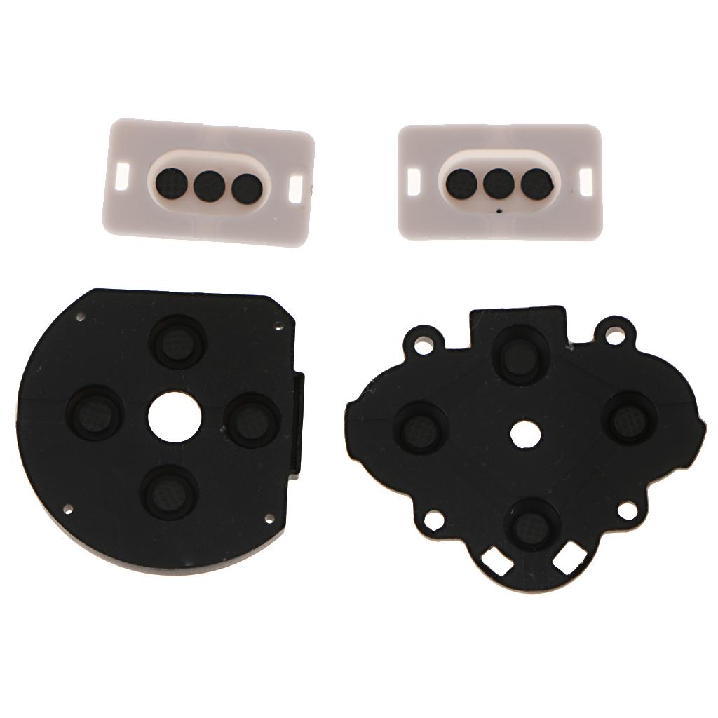 Rubber Conductive Pad Adhesive Button Replacement for  PSP 1000 Gamepad