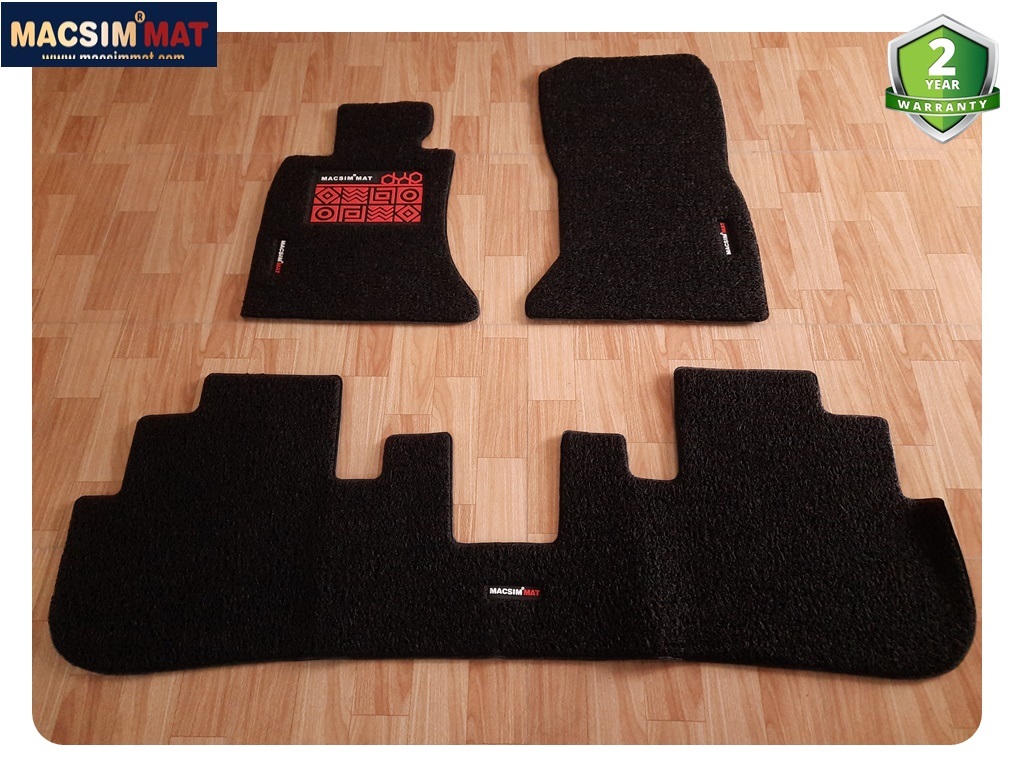Thảm rối lót sàn ( màu đỏ,đen,ghi) ô tô Vinfast Lux A 2018- đến nay Nhãn hiệu Macsim chất liệu nhựa rối cao cấp