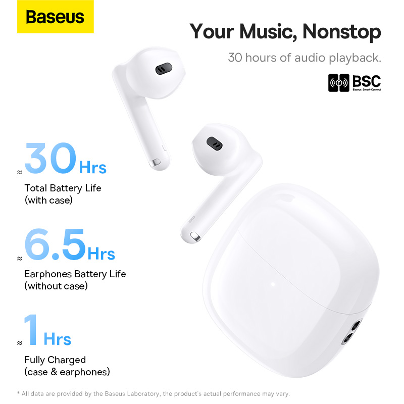 Tai Nghe Bluetooth OS-Baseus Bowie WX5 True Wireless Earphones (Hàng chính hãng)