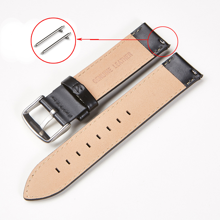 Dây da bò Retro 18/20/22mm chốt thông minh cho đồng hồ thông minh và đồng hồ truyền thống - MPDB02
