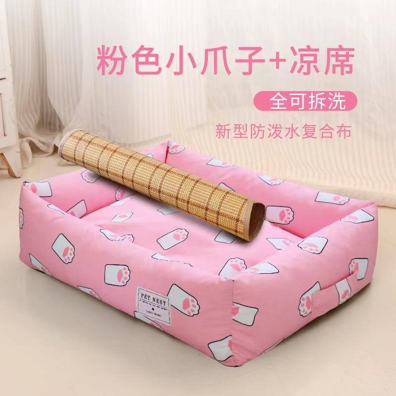 Cũi chó đảm bảo chất lượng bốn mùa hè phổ thông Teddy Fadou Corgi Bichon Pomeranian cũi chó vừa và nhỏ cũi thú cưng