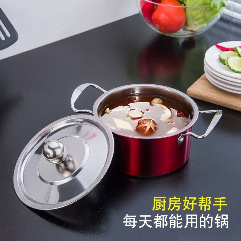 Combo 3 Nồi Inox Sus 304 Có Nắp Và Tay Cầm Tiện Dụng