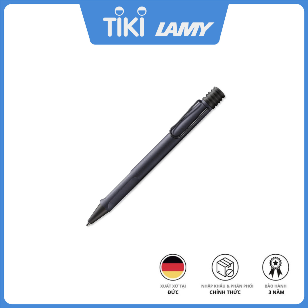Bút bi cao cấp LAMY Safari màu 2E2 Steel black