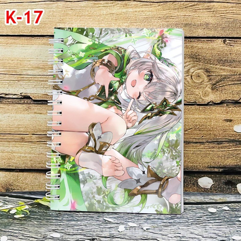 ￼Sổ viết Nahida genshin impact a6 200 trang / sổ tay hình nahida genshin impact