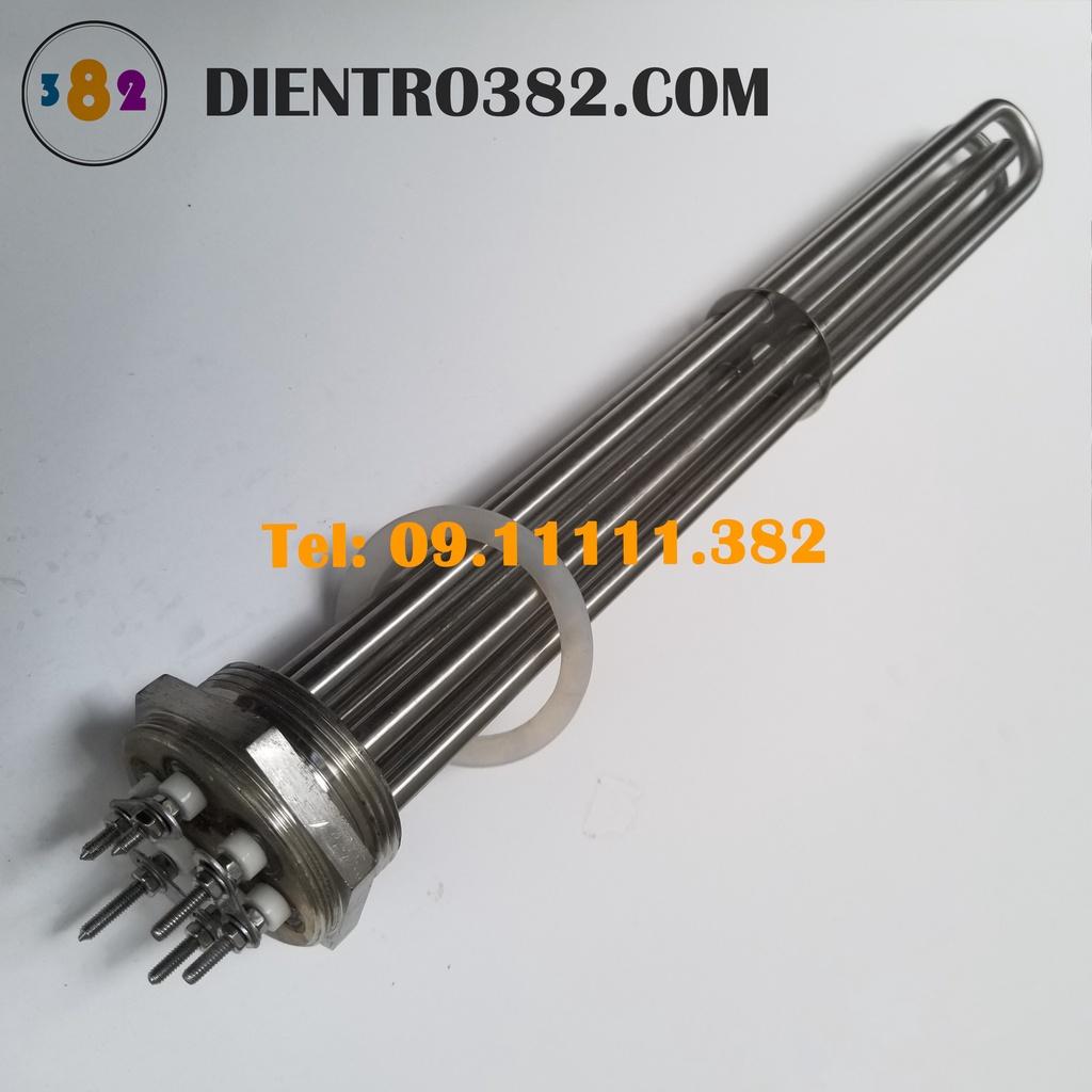 Thanh nhiệt ren phi 59 công suất 12kw cho nồi hơi, đun nước sôi và đun dầu công suất 12kw