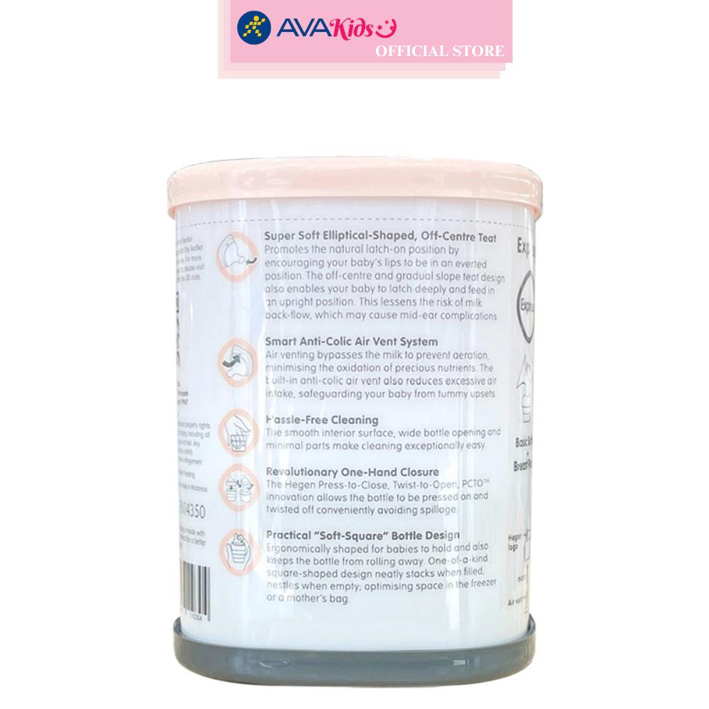 Bình sữa nhựa PPSU Hegen cổ rộng 60 ml (0 – 1 tháng)