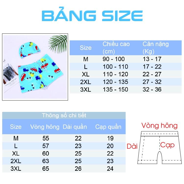 { SUSAM STORE} QUẦN BƠI CỰC ĐẸP CHO BÉ HOÀNG GIA CAO CẤP, HÀNG LOẠI I