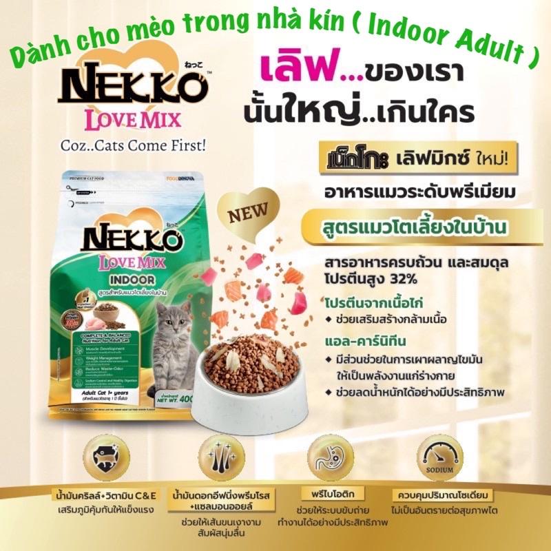 Hạt Nekko mix thịt cá sấy cho Mèo