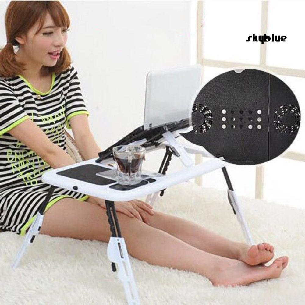 Giá Đỡ Máy Tính Xách Tay Có Thể Điều Chỉnh Kèm Quạt Tản Nhiệt