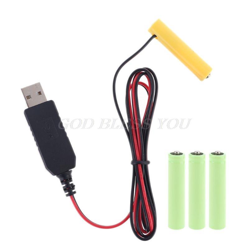 LR03 AAA Pin Remoinator USB Power Cung cấp thay thế 1 đến 4PCS AAA Drop Drop Shipping