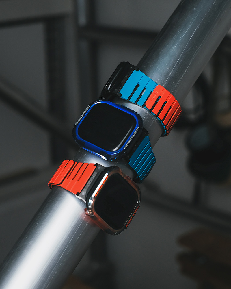 Dây Đồng Hồ Cho Apple Watch SKINARMA GEMINI Size 42/41/40mm Phối 2 Tông Màu Nổi Bật Khóa Nam Châm Liền Mạch Hàng Chính Hãng