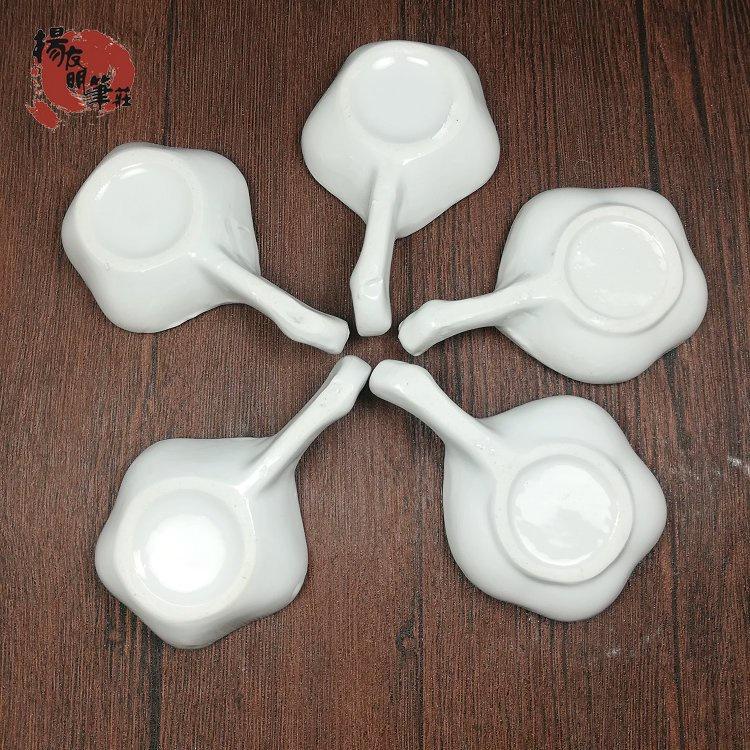 Nghiên mực thư pháp bằng sứ