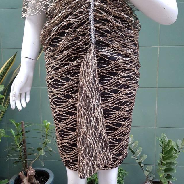 Đầm body lưới kim tuyến dúm ngực ( Size M, L đến 58kg )MM MM
