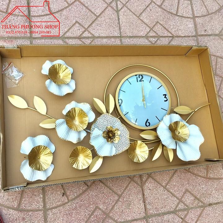 Đồng Hồ Trang Trí Cành Hoa TP-077Y