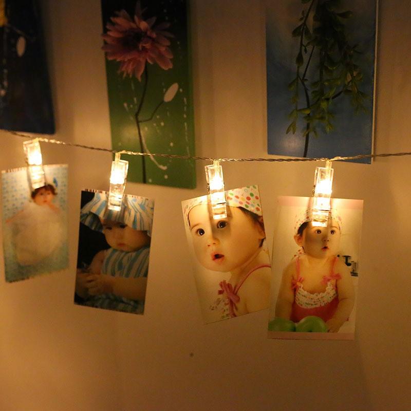 Đèn LED Kẹp Ảnh Decor siêu đẹp - Trang trí tranh vải, nhà cửa