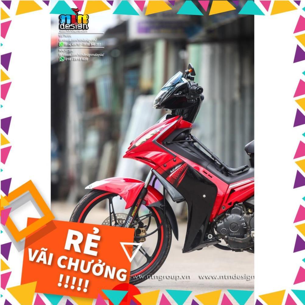 Tem Rời Exciter 2009 Mẫu Spark Đen Đỏ