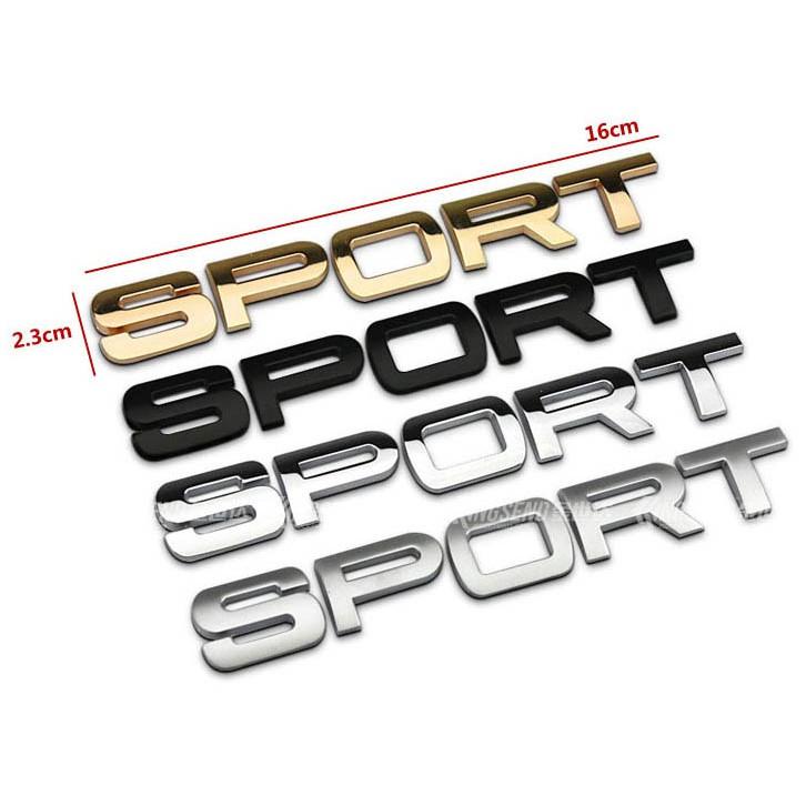 Tem 3d Chữ Sport Phong Cách Land Rover MS-69