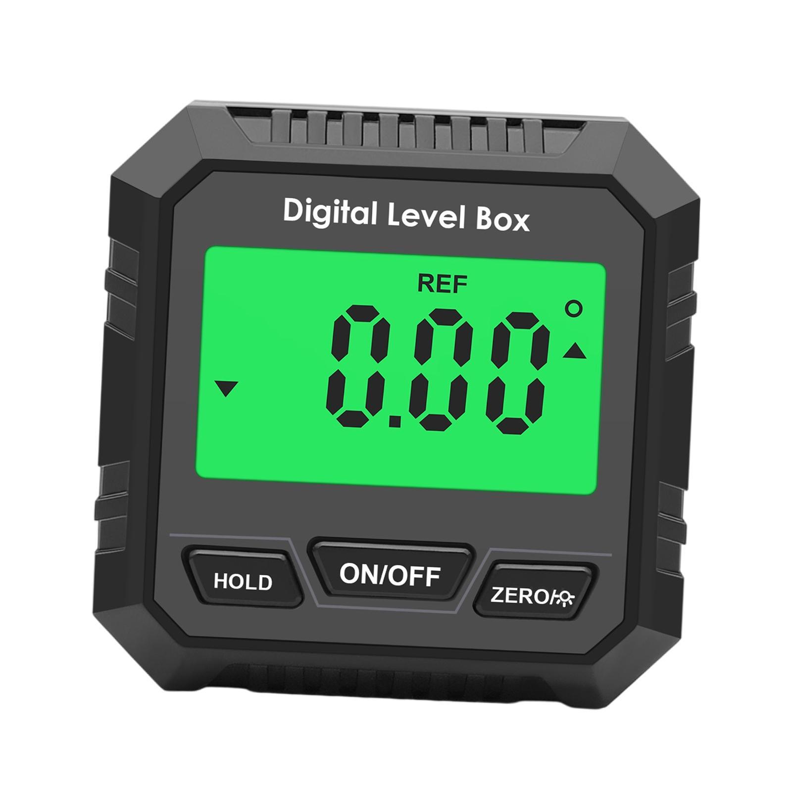 2pcs Digital Protractor Measurement Tool for Drilling Machinery Woodworking