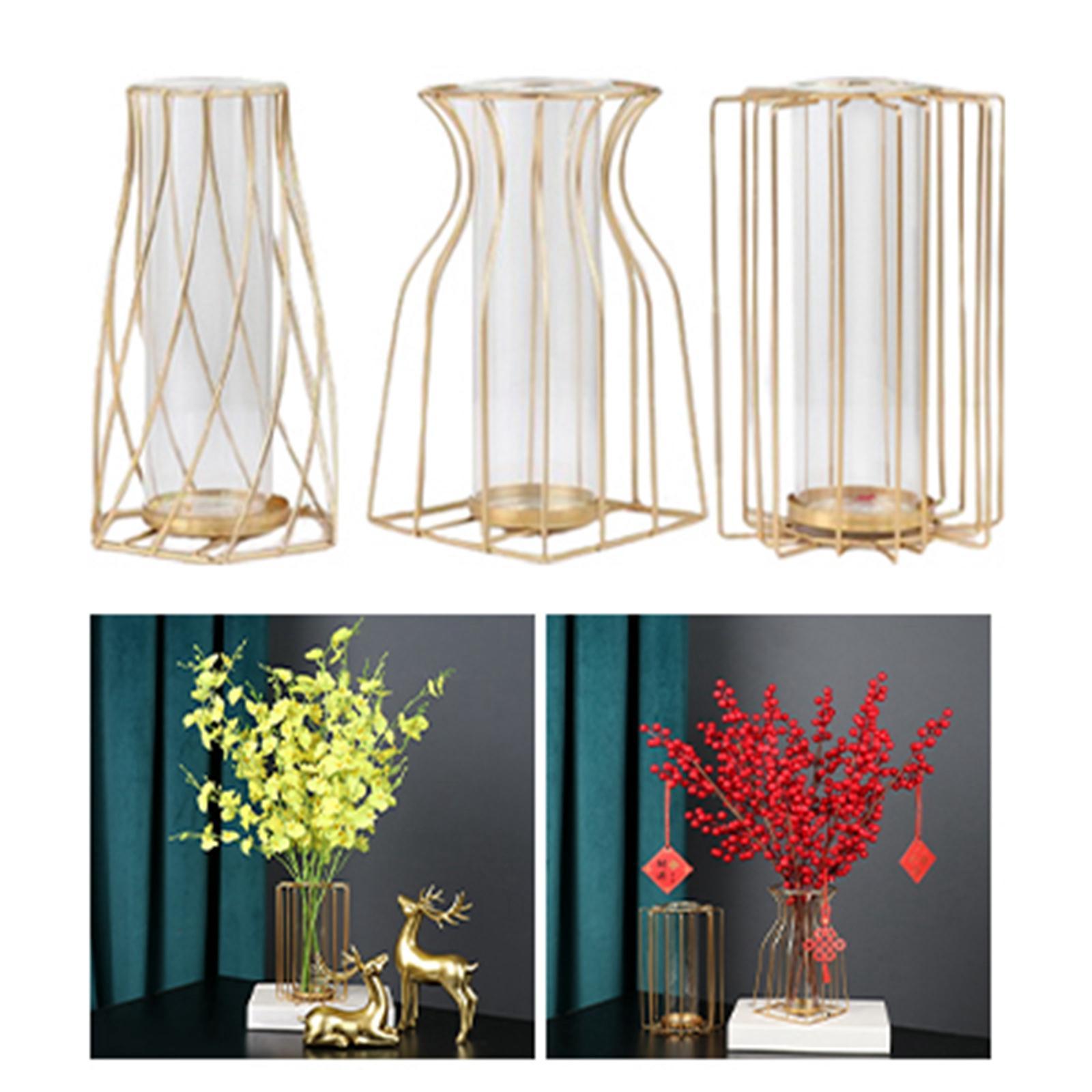 Plant Flower Vase Home Decor for Indoor Outdoor Desktop Ornament